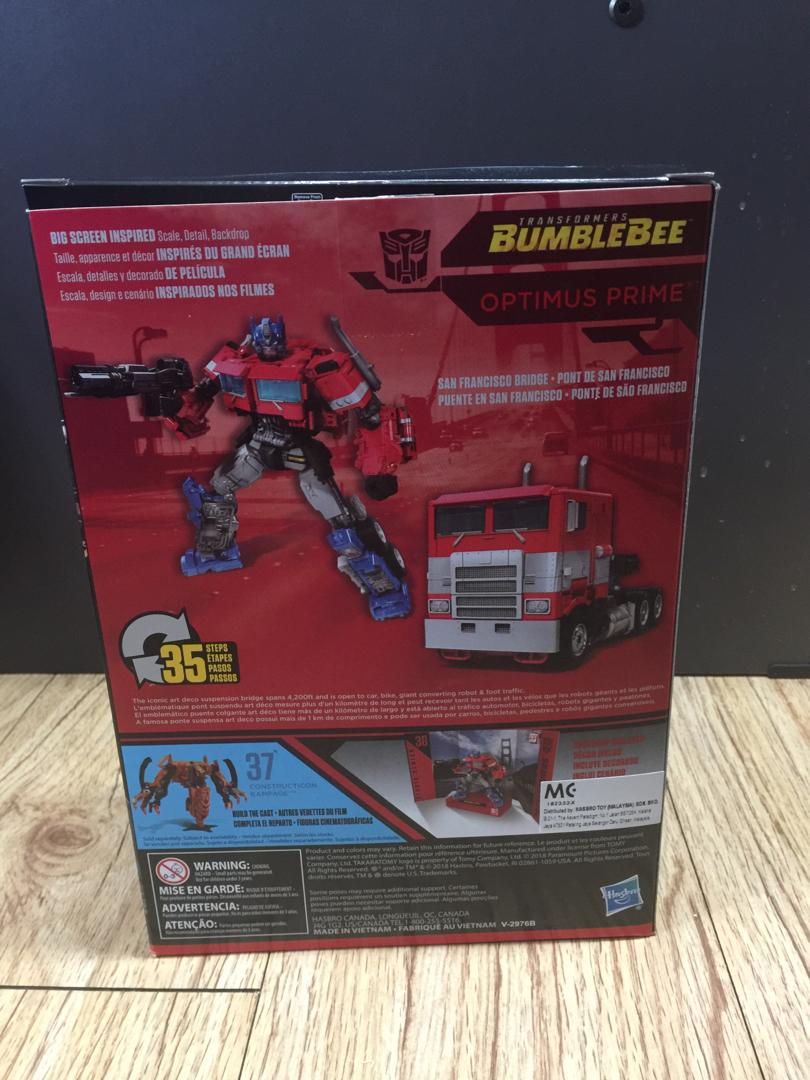 Transformers toys studio series 38 voyager outlet class bumblebee movie optimus prime action figure