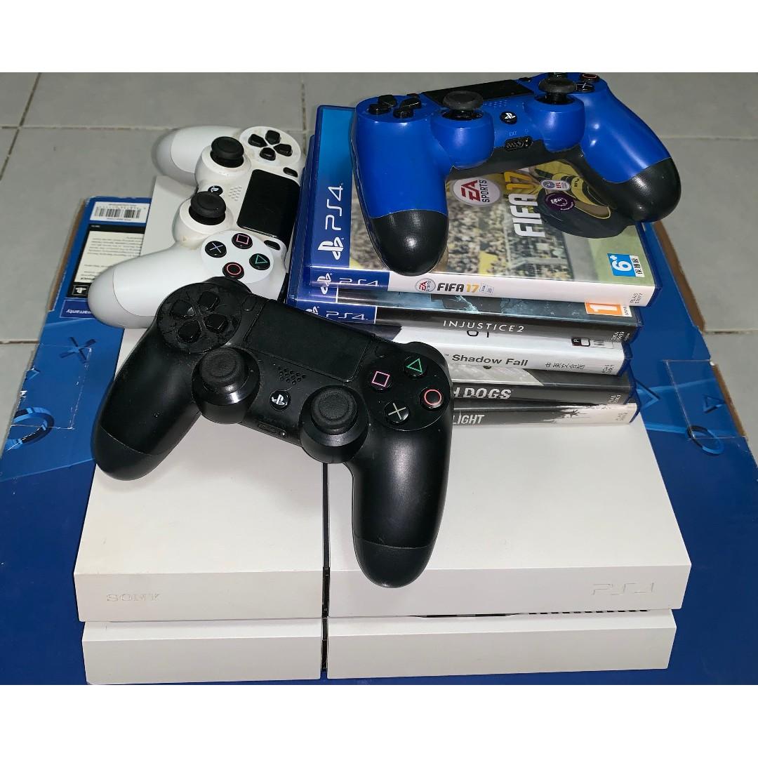 Used PS4 3controllers 7games for sale Video Gaming Gaming Accessories Controllers on Carousell