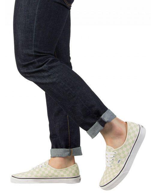VANS Authentic Checkerboard Ambrosia Trainers Women s Fashion Footwear Sneakers on Carousell