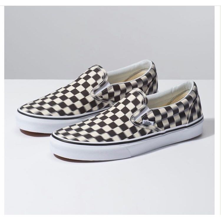 Vans slip on blur check clearance