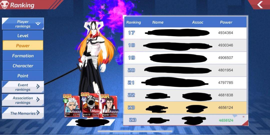 Vip 15 Bleach Mobile 3d Account For Sales On Carousell