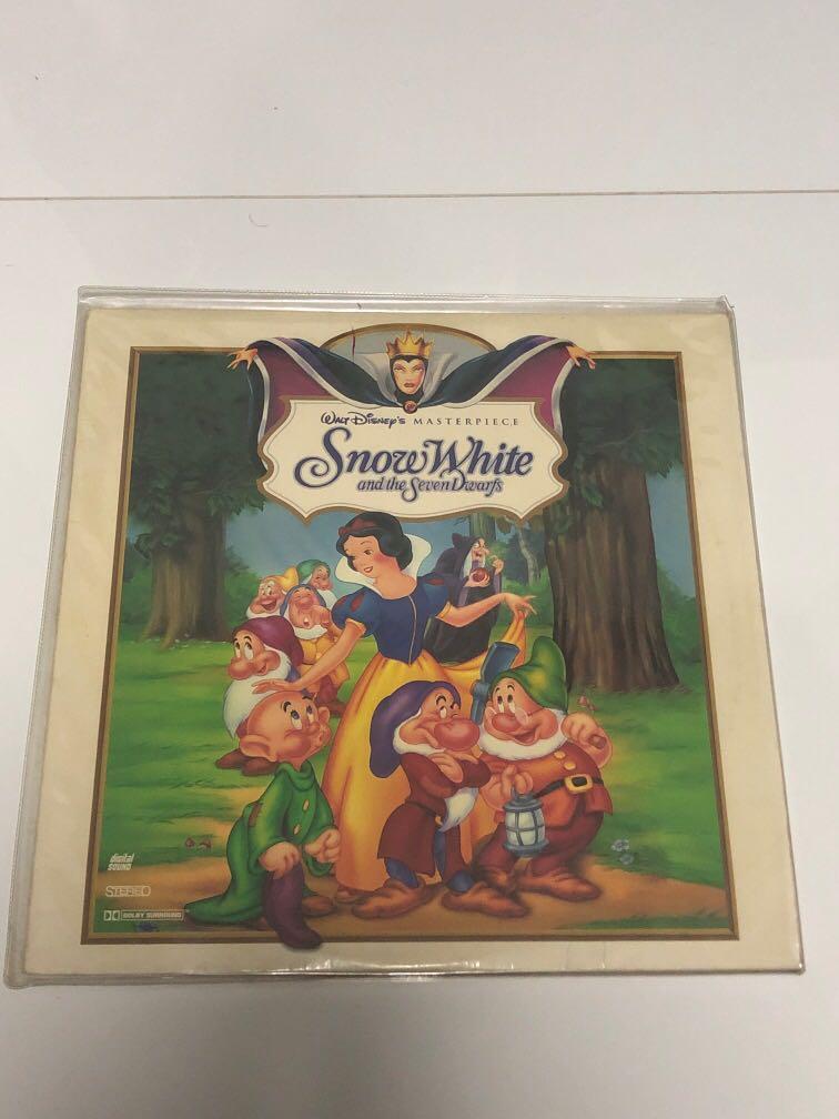 Walt Disney Snow White And The Seven Dwarfs Laser Disc Vinyl Hobbies And Toys Music And Media 