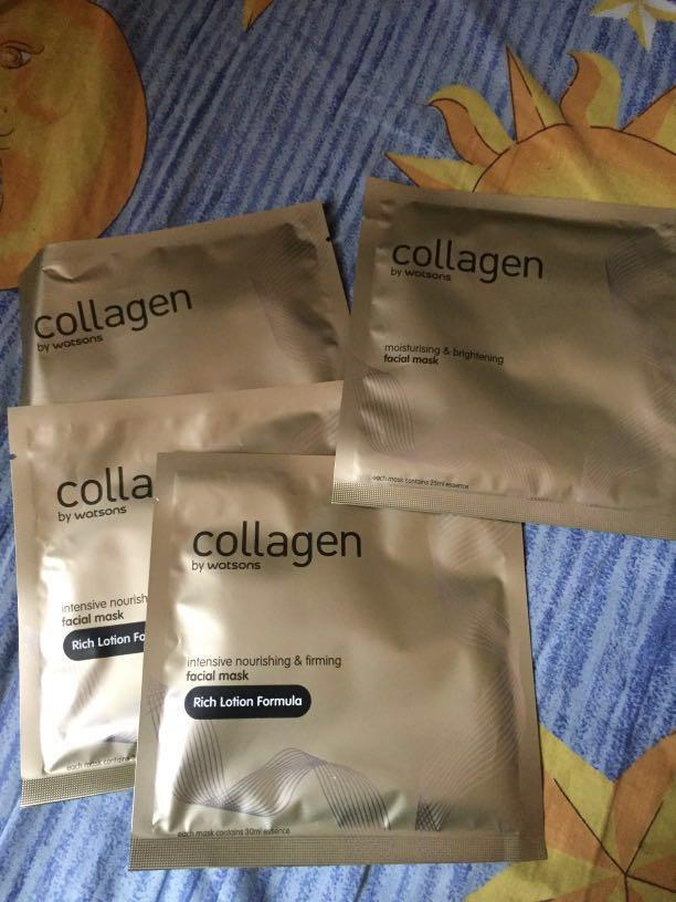 Watsons Collagen Mask, Beauty & Personal Care, Face, Face Care on Carousell