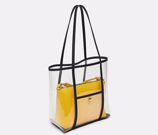 Zara Clear Tote Bag Olshop Fashion Olshop Wanita di Carousell