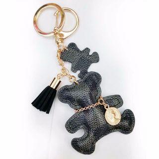 Beautiful Keychain Bear Tassel Charm PU Leather Key Chain Ring Car Purse Wallet Handbag Gift Beautiful Keychain Bear Tassel Charm PU Leather Key Chain Ring Car Purse Wallet Handbag Gift