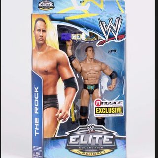 WWE ELITE NATION OF DOMINATION RINGSIDE EXCLUSIVE FAAROOQ ROCK NOD FIGURE 2  PACK