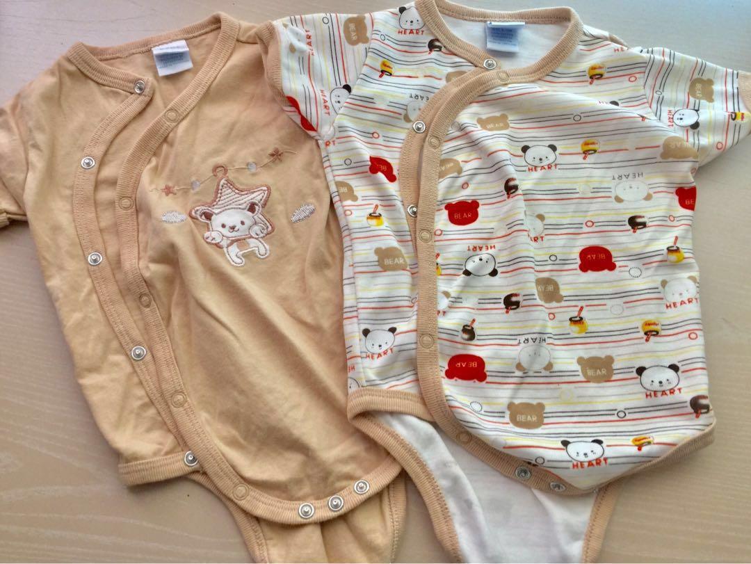 Button onesie baby clearance
