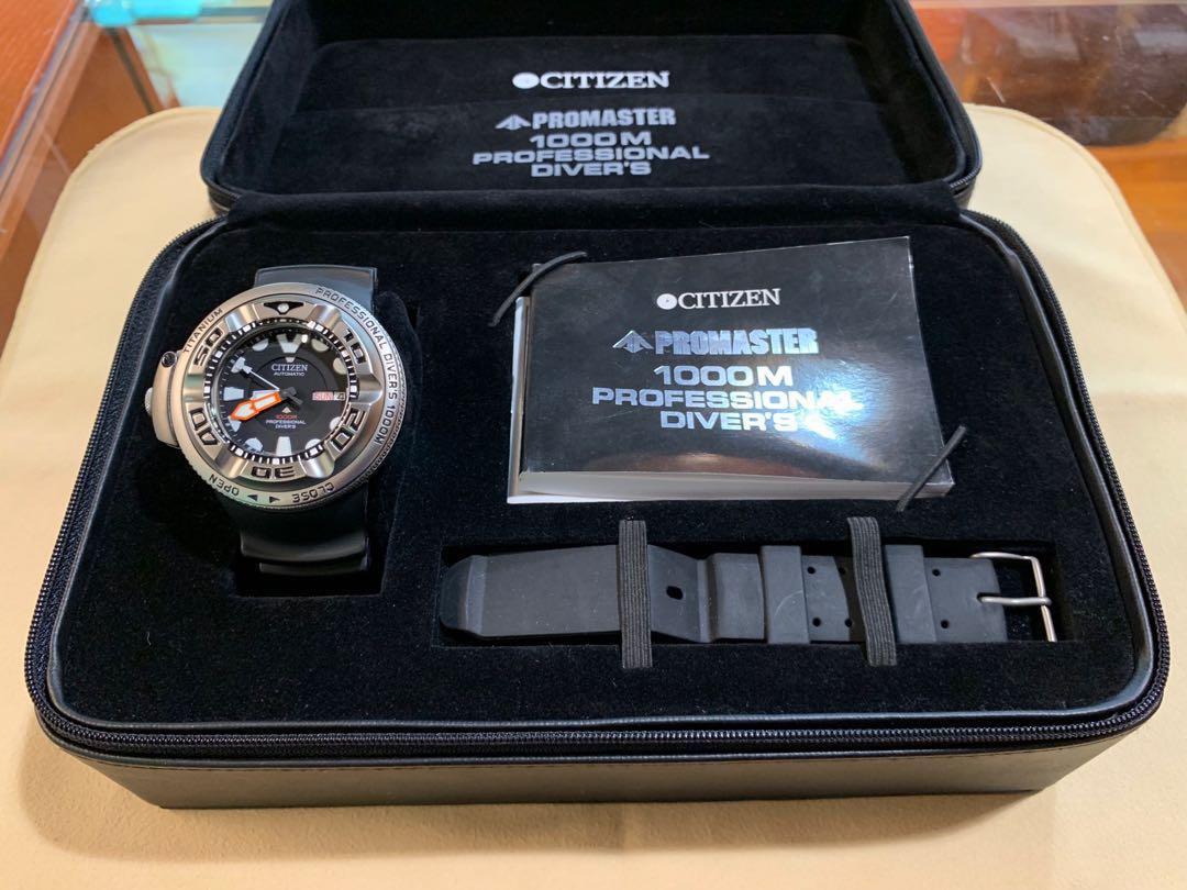 中古二手Citizen Promaster Titanium Autozilla Professional 1000m