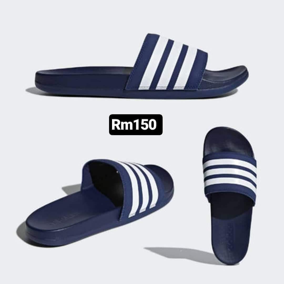 Adilette cloudfoam plus stripes slides new arrivals