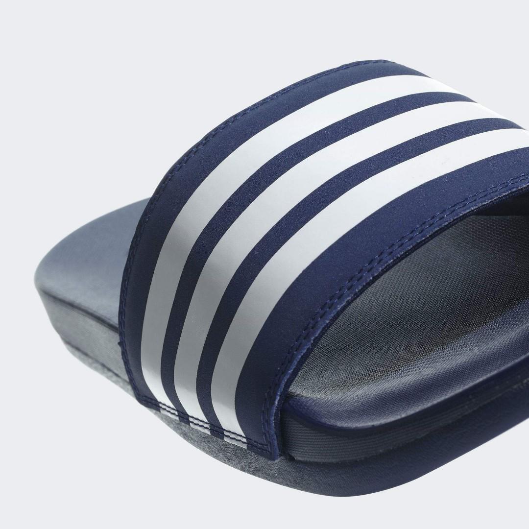 Adidas Adilette Cloudfoam Plus Stripes Slides Sandals Men s