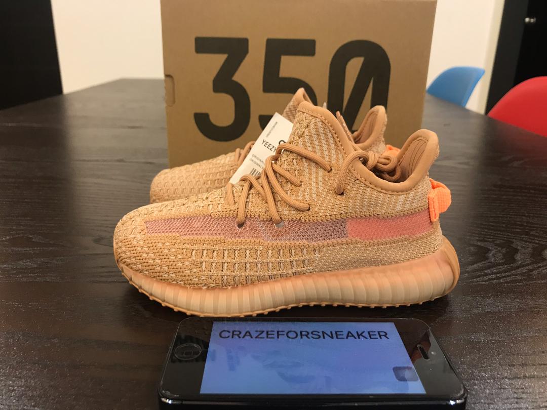 Adidas Yeezy Boost 350 V2 Clay Kids US10.5K Men s Fashion
