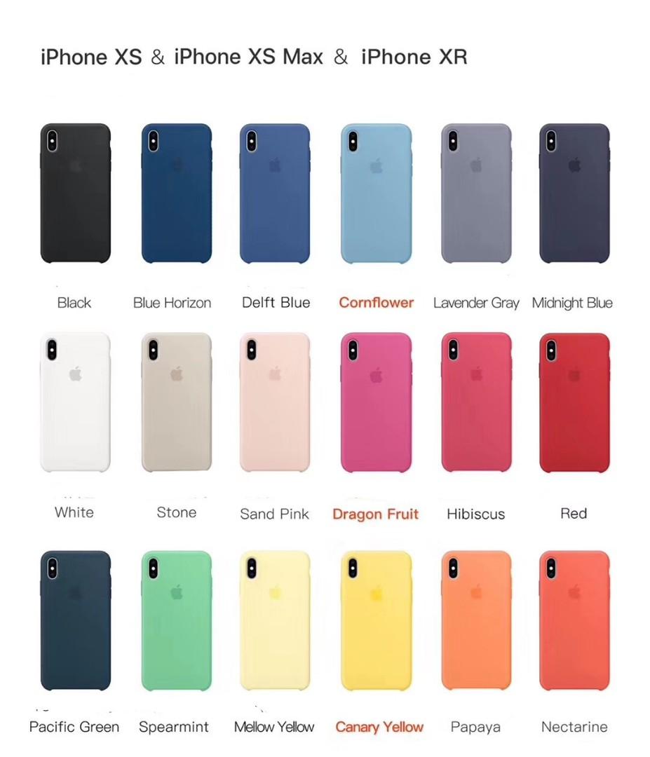 Apple Silicone Case For Iphone Xs Xs Max Xr Mobile Phones Tablets Mobile Tablet Accessories Cases Sleeves On Carousell