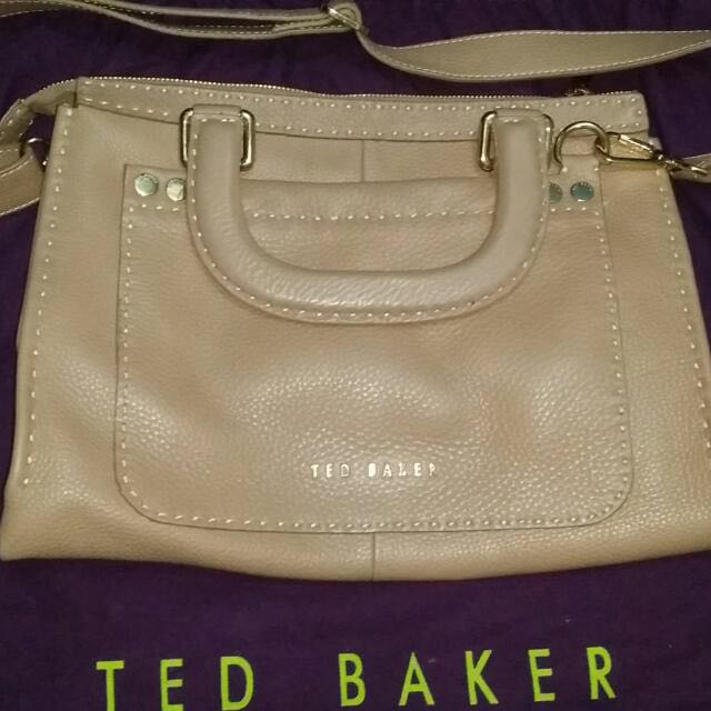 Authentic Ted Baker hickory stab stitch bag Pre Loved