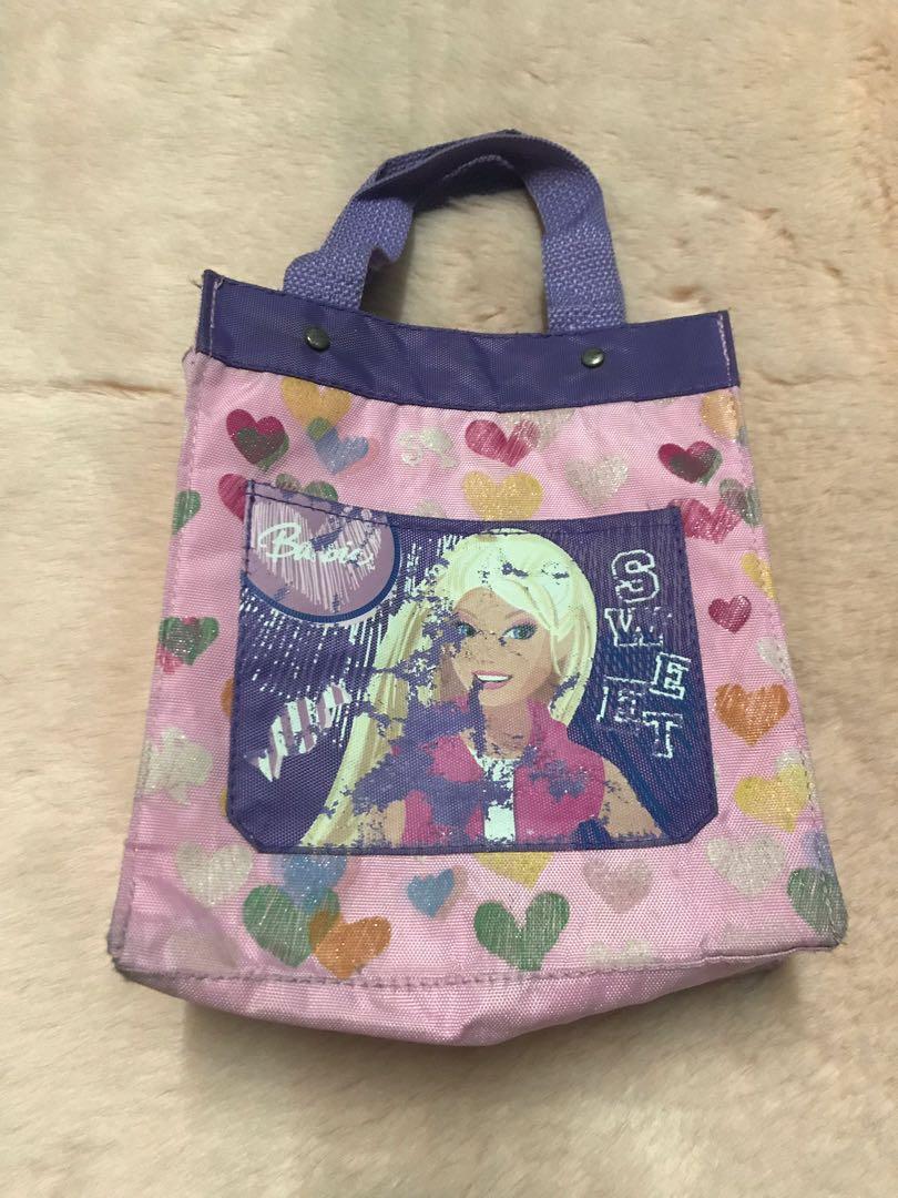 Barbie bag (Category: Diaper Bags & Wetbags) located in Manila. Submitted by bondea (Listing ID 233912596, Image 1). Description: Barbie bag authentic. Selling it low . Can be used as lunch bag or utility bag.. .
