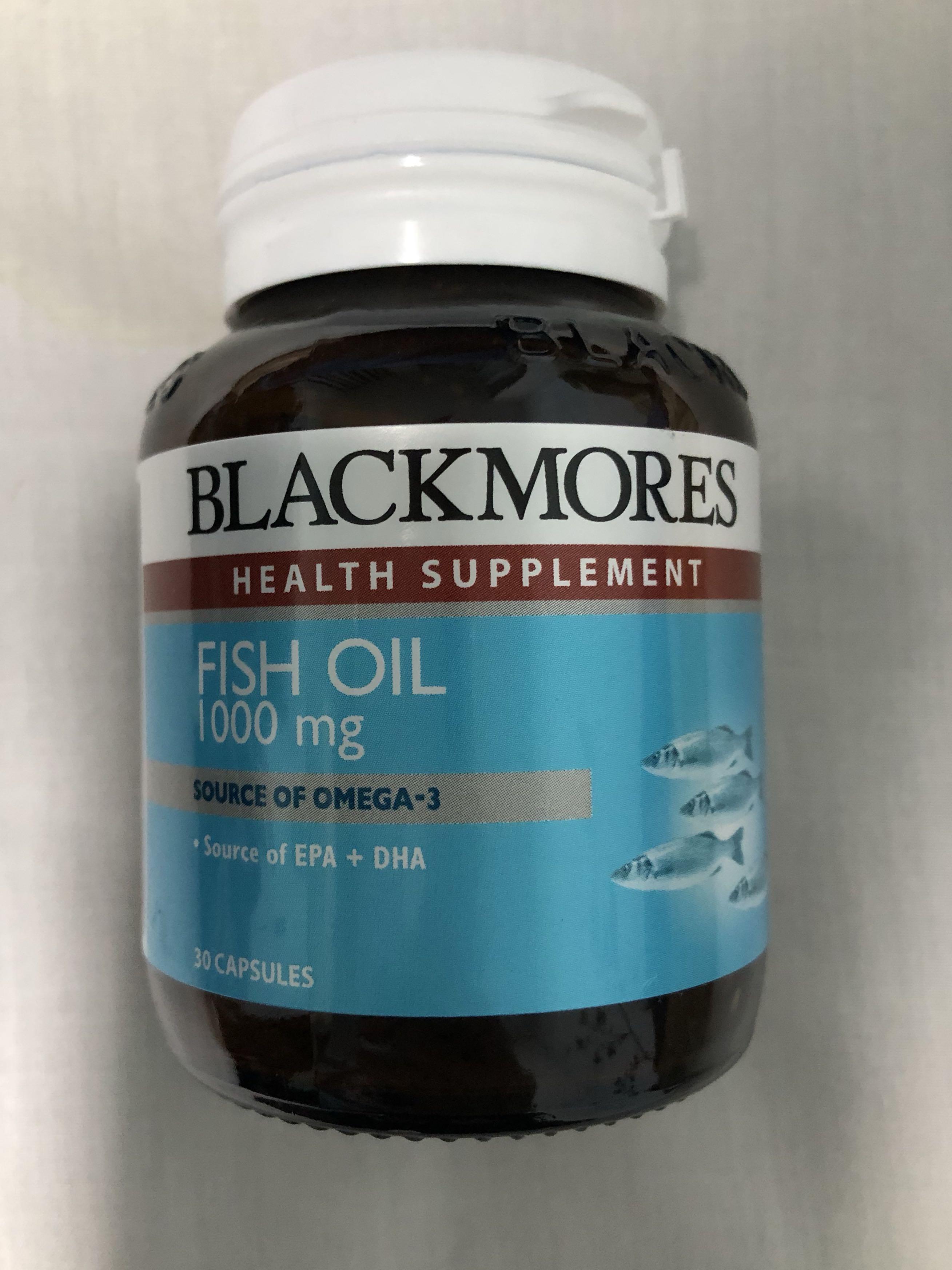 Blackmores Fish Oil 1000 Mg Health Supplement Health Beauty Bath Body On Carousell