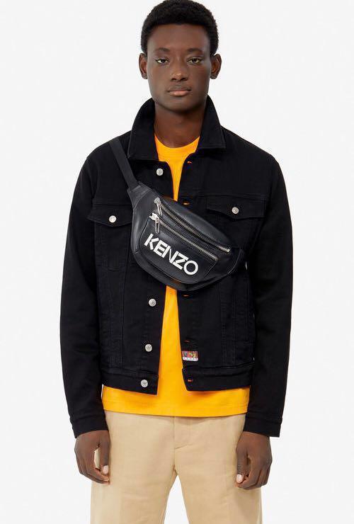 kenzo bum bag black