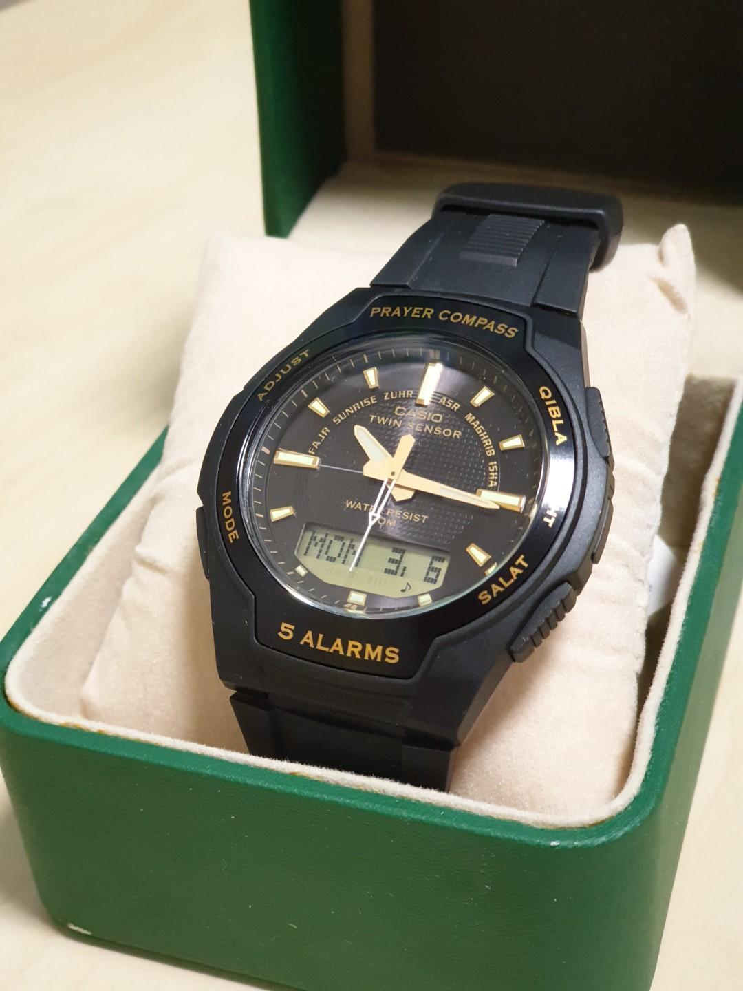 casio kiblat watch