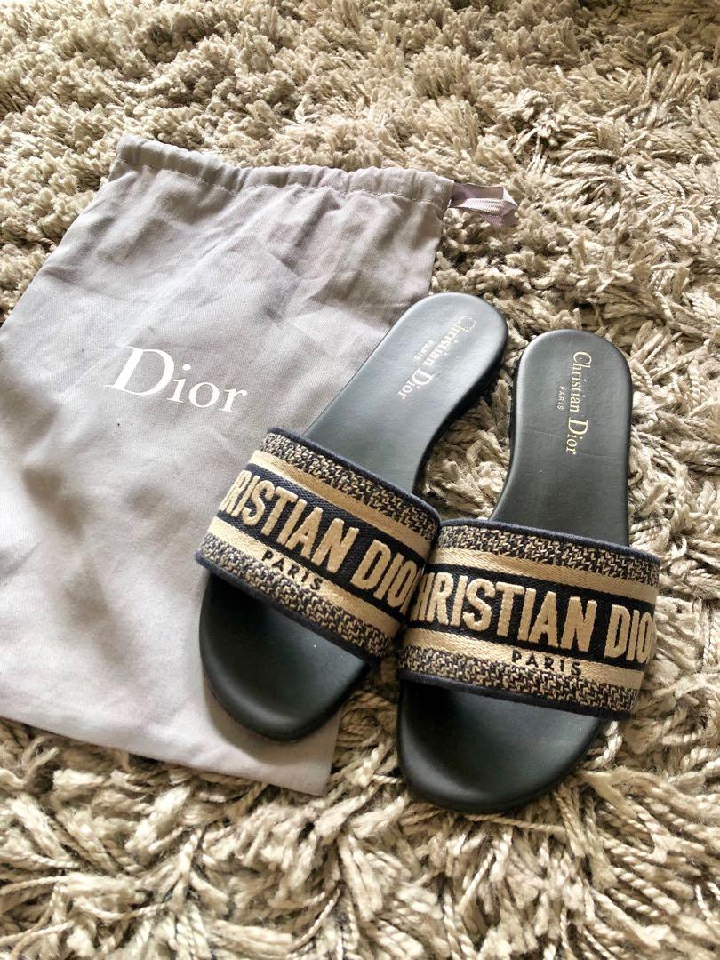 christian dior mule sandals