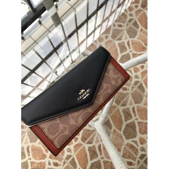 COACH 31547 SOFT WALLET in COLORBLOCK SIGNATURE