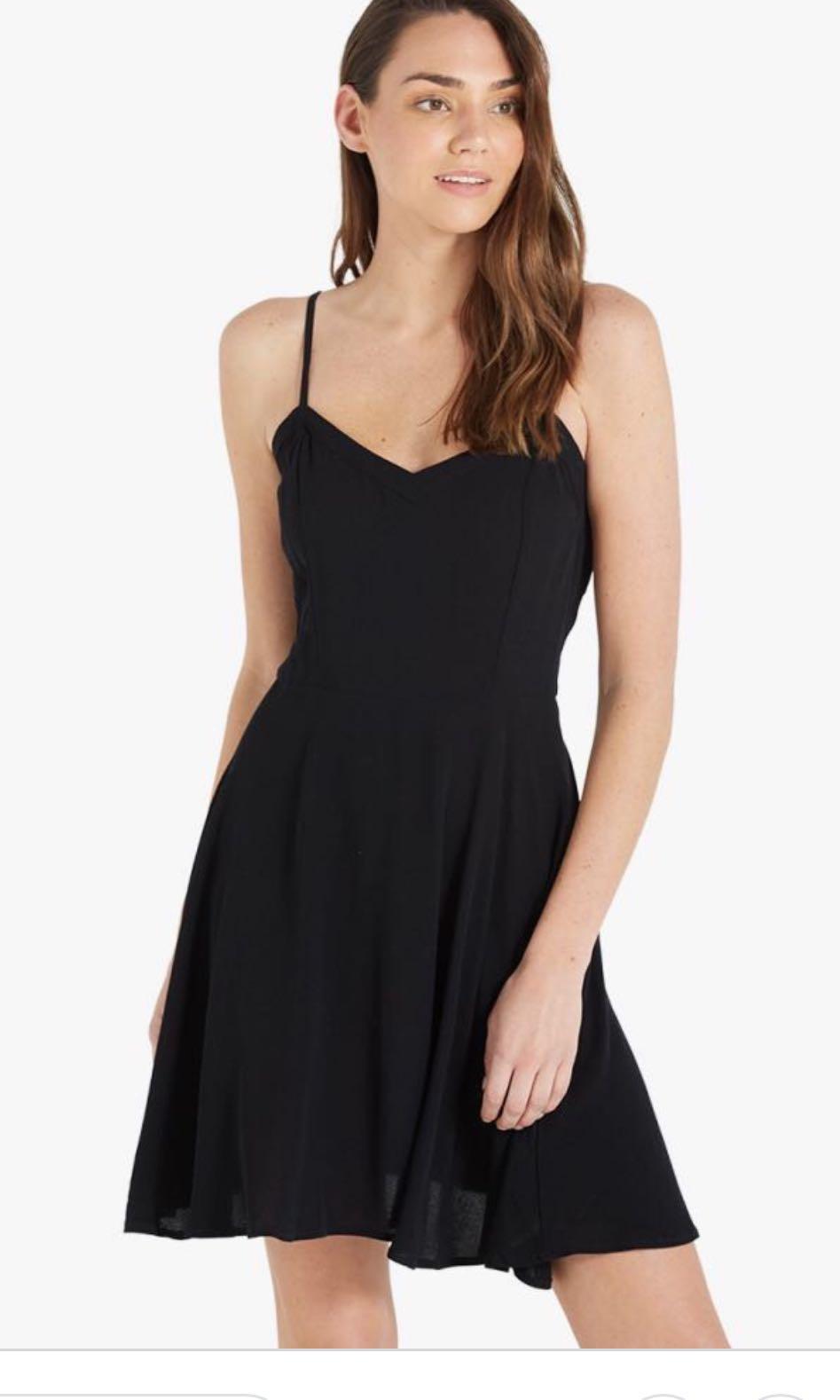 cotton on black dress