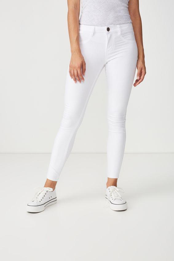 White jeans leggings clearance