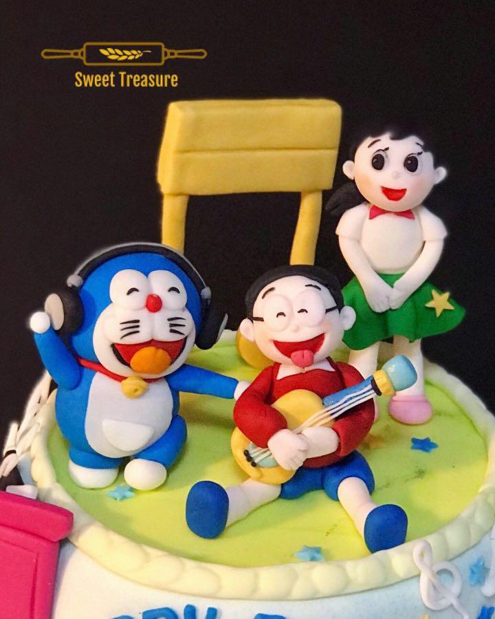 Order non-fondant Doraemon cake for kids | Gurgaon Bakers