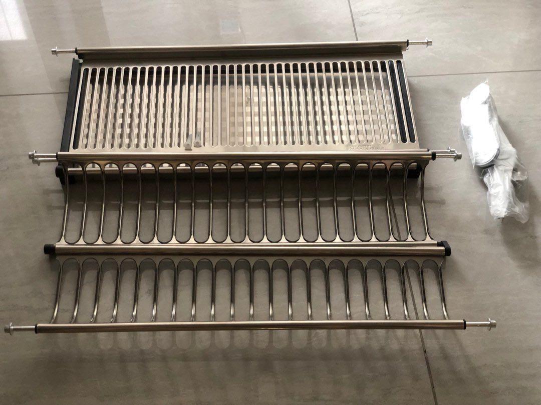 EXCEL SUS304 Stainless Steel Dish Rack, Furniture & Home Living