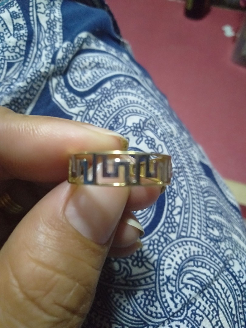 fendi style 18k saudi ring Women s Fashion Watches Accessories