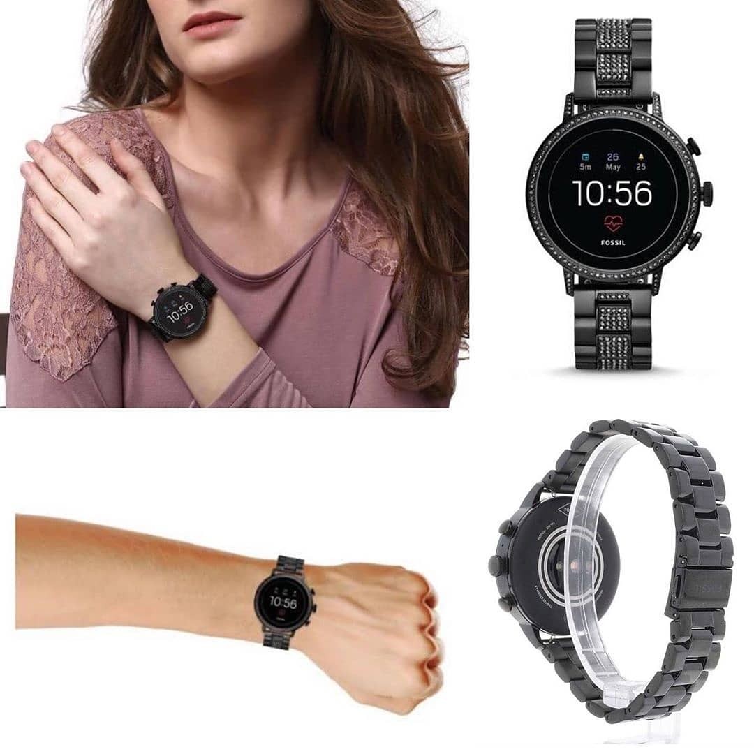 Fossil Gen 4 Smartwatch FTW6023 sz 4CM Black Stainless Steel