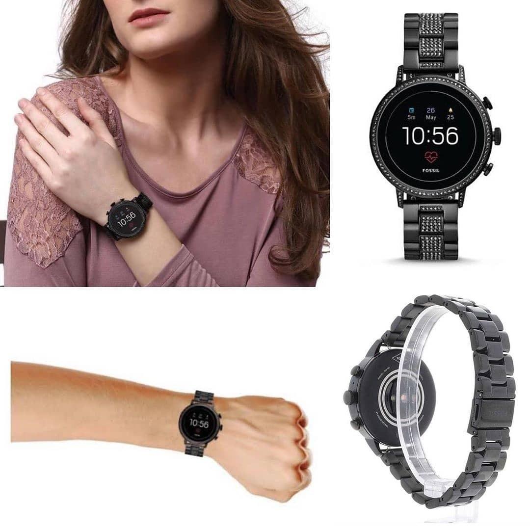 Fossil Gen 4 Smartwatch FTW6023 sz 4CM Black Stainless Steel
