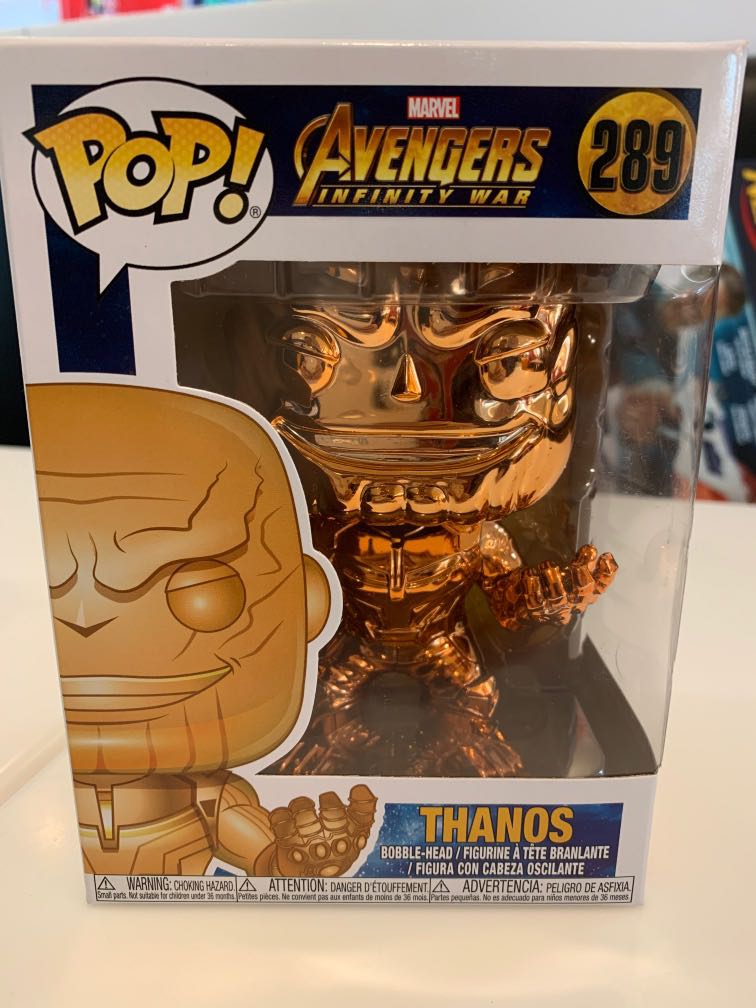 orange chrome thanos pop