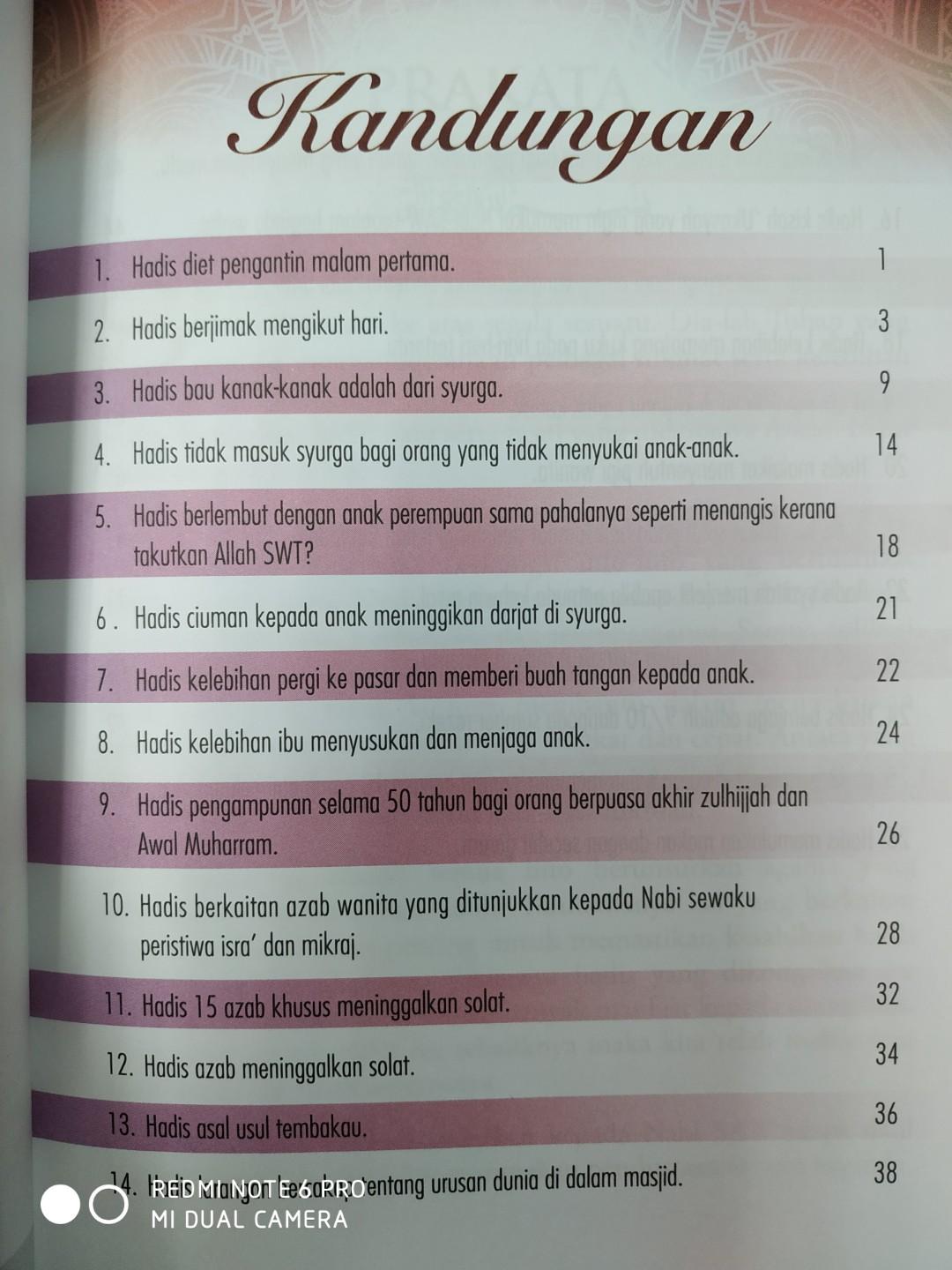 Hadis Palsu Daif Popular Dalam Masyarakat Melayu Hobbies Toys Books Magazines Fiction Non Fiction On Carousell