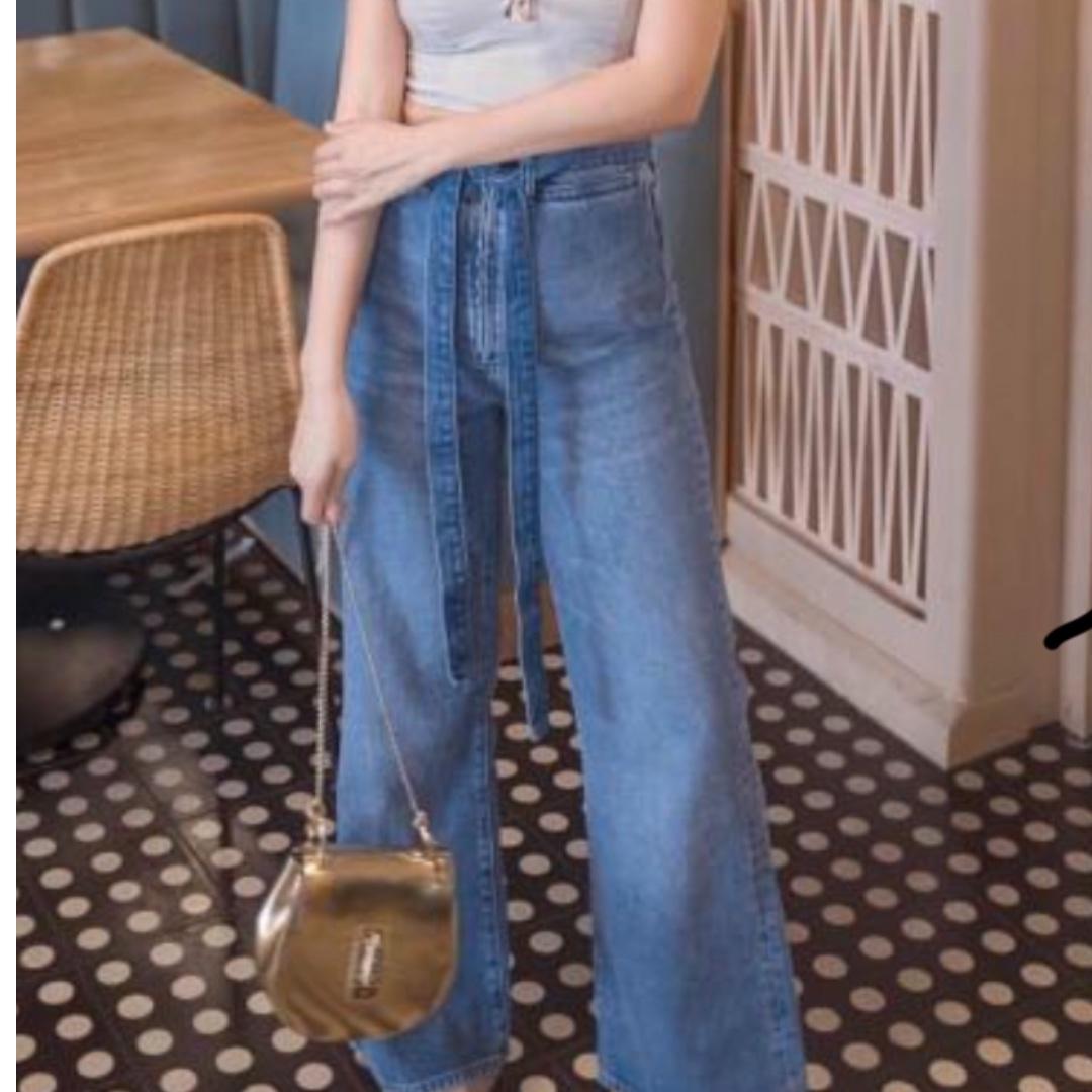 h&m wide leg jeans