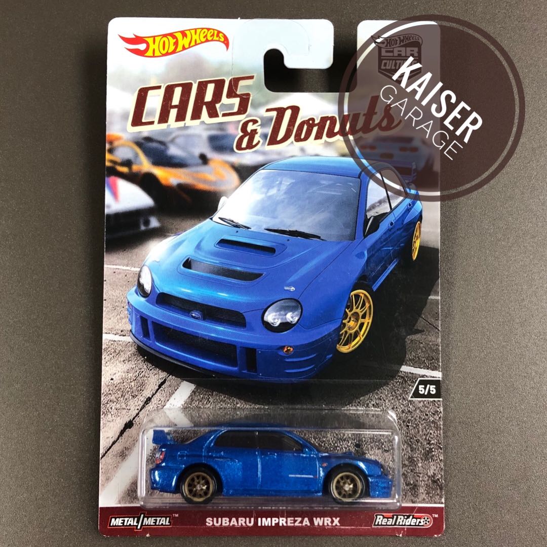 Hot Wheels Car Culture Subaru Impreza WRX (Cars & Donuts), Hobbies
