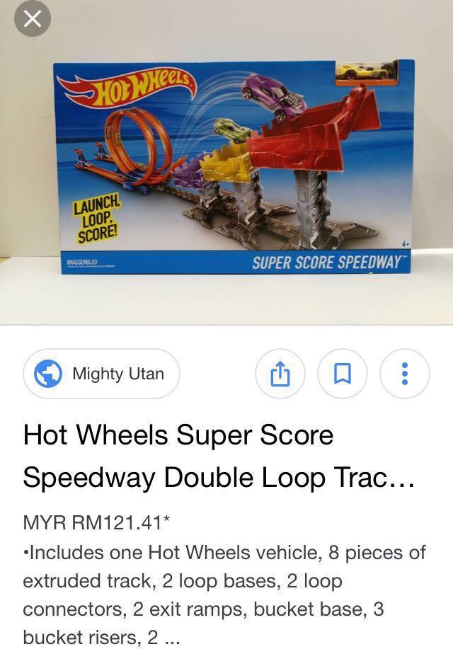 hot wheels launch loop score