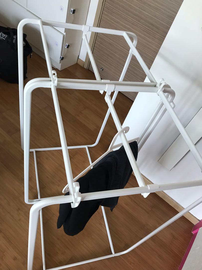 Ikea Algot Frame Open Wardrobe Furniture Shelves Drawers On