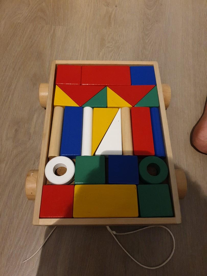 IKEA Pull Along Toy Block, Hobbies & Toys, Toys & Games on Carousell