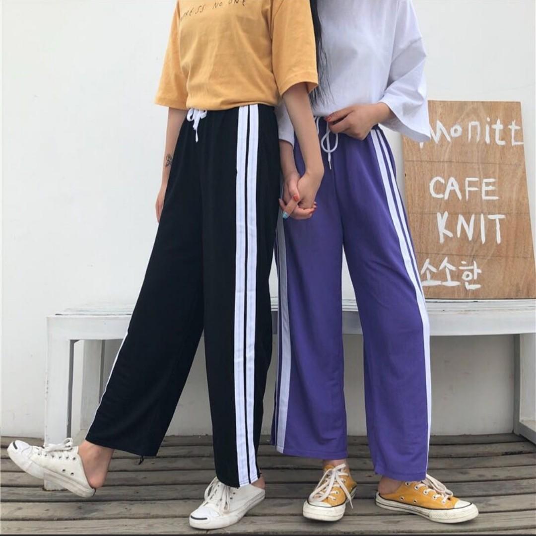 two striped pants