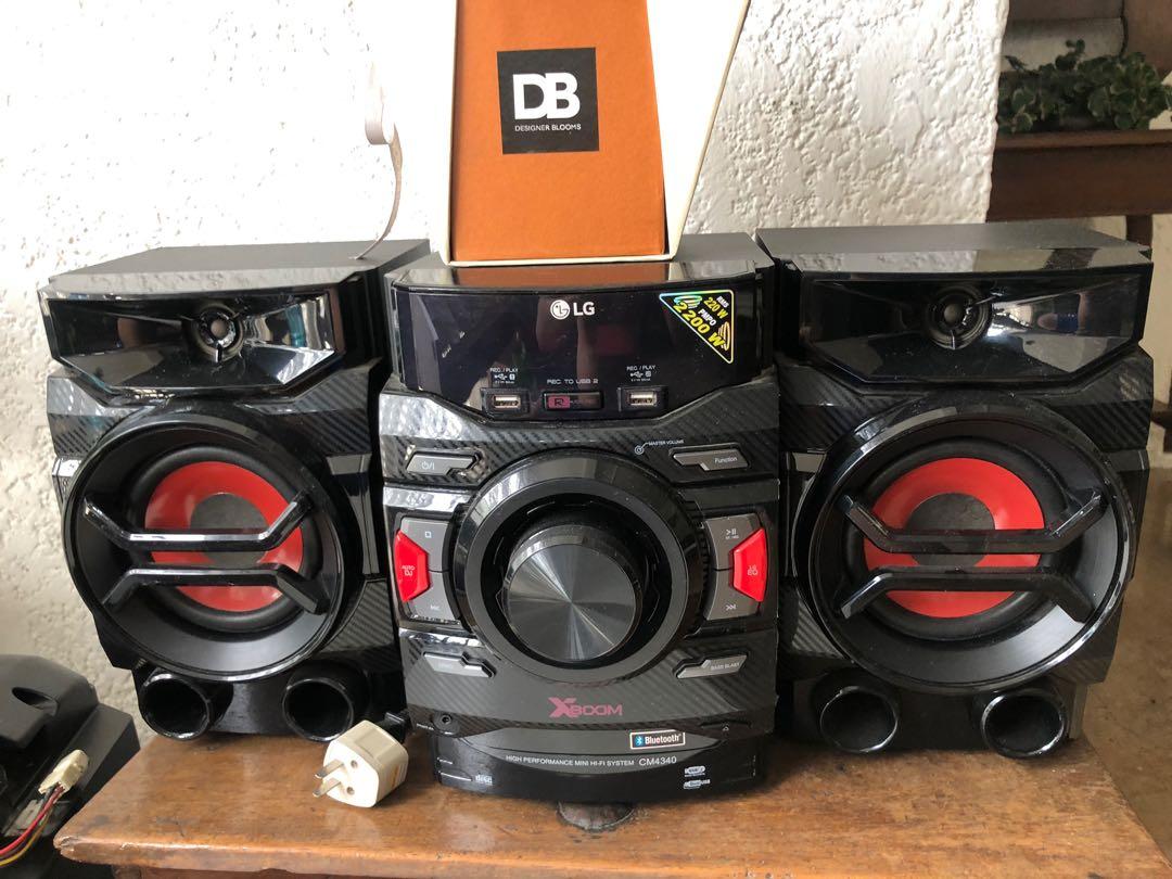 lg 3500 watt stereo system