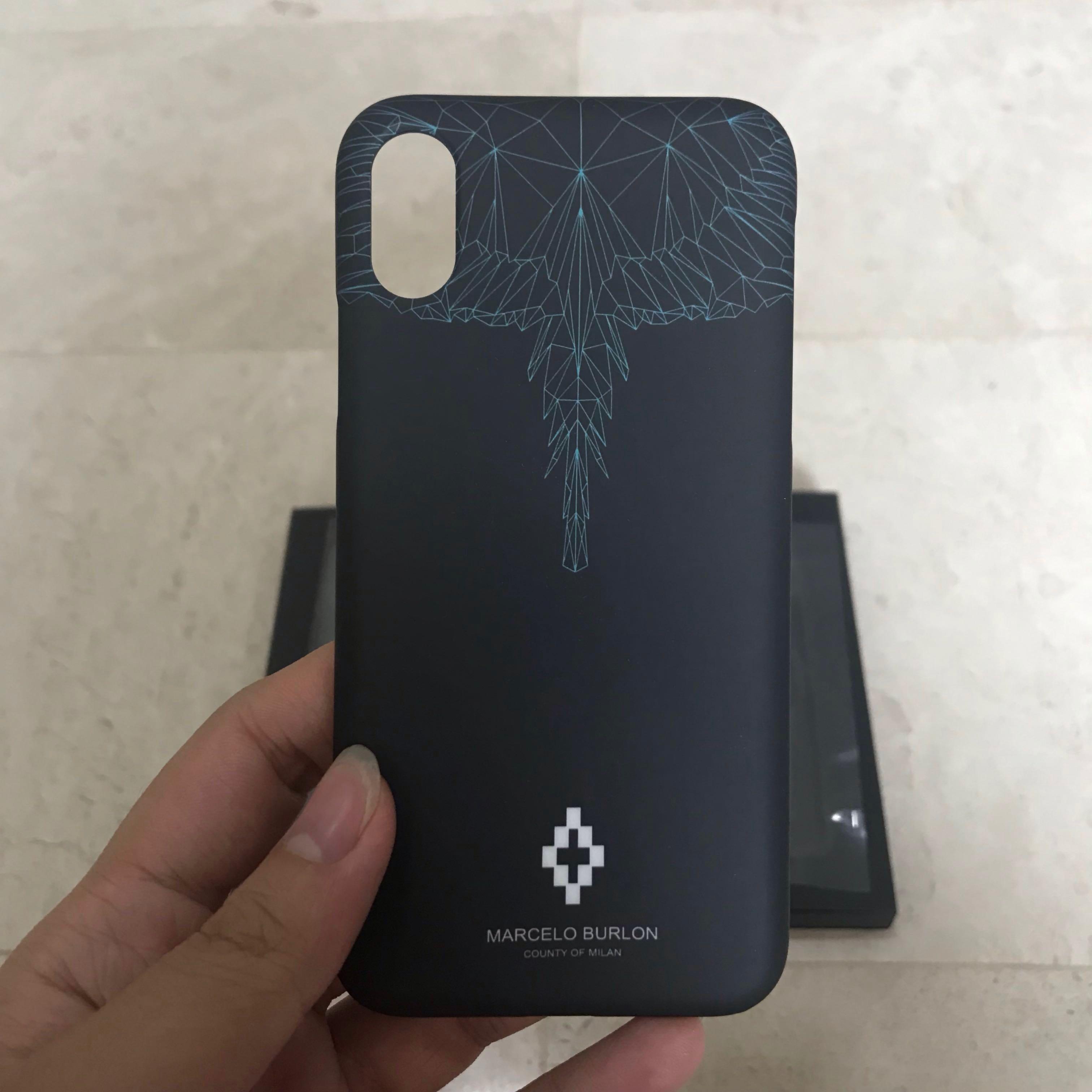 Marcelo Burlon Wings Iphone X Xs Case, Mobile Phones & Gadgets, & Gadget Accessories, Cases & Sleeves on Carousell