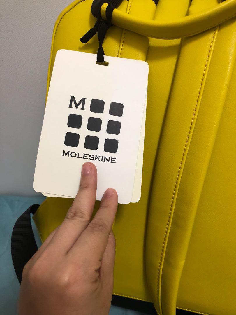 moleskine yellow backpack