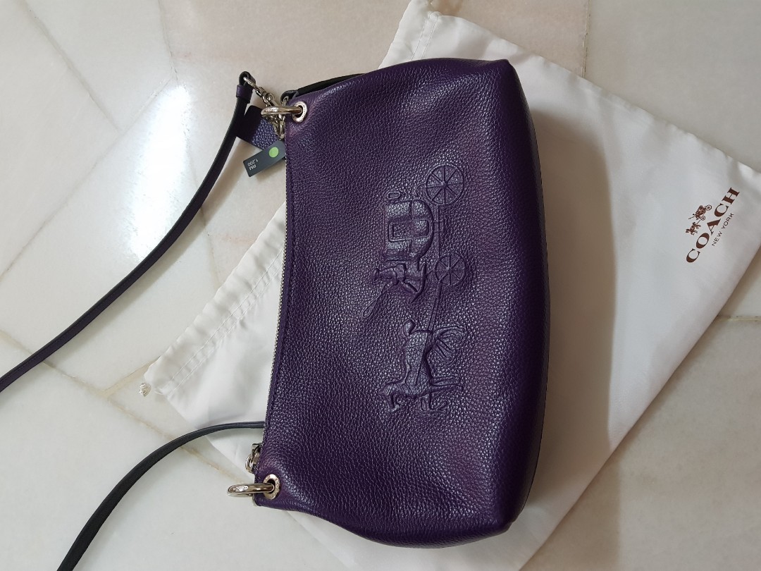 Coach bag purple best sale color