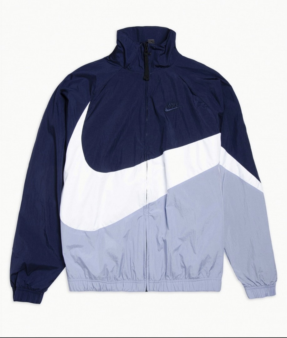 Nike big swoosh jacket (blue), 男裝, 男 