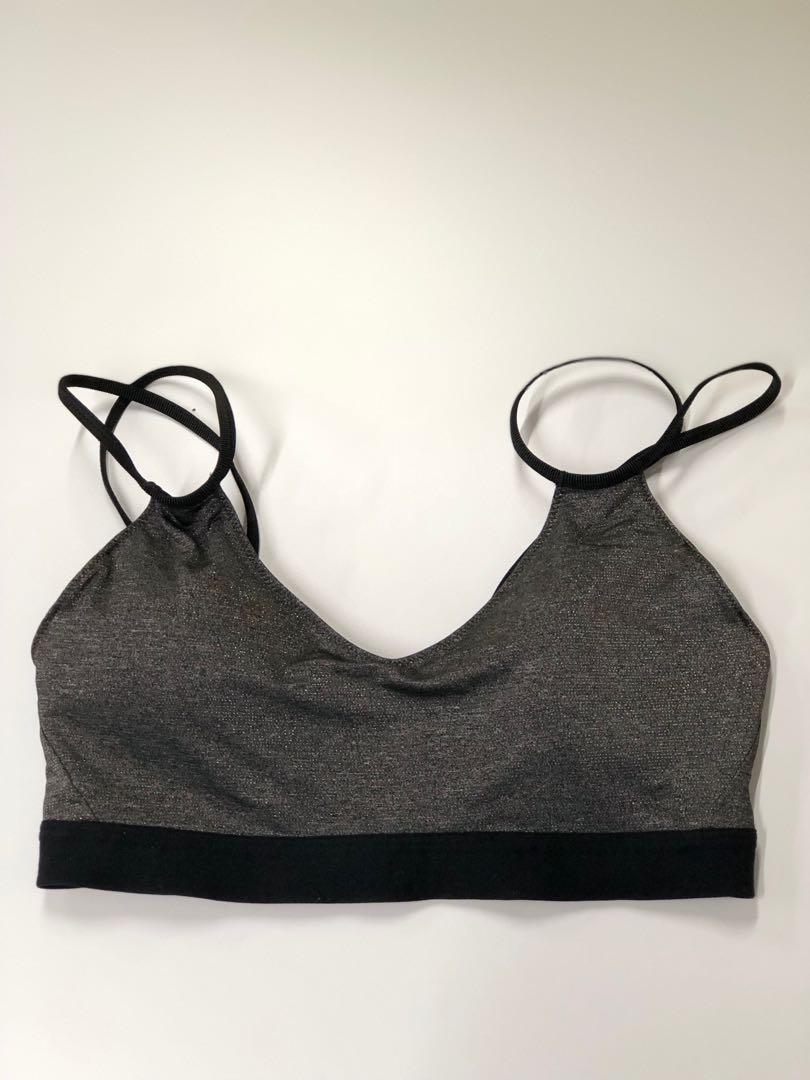 sparkly sports bra