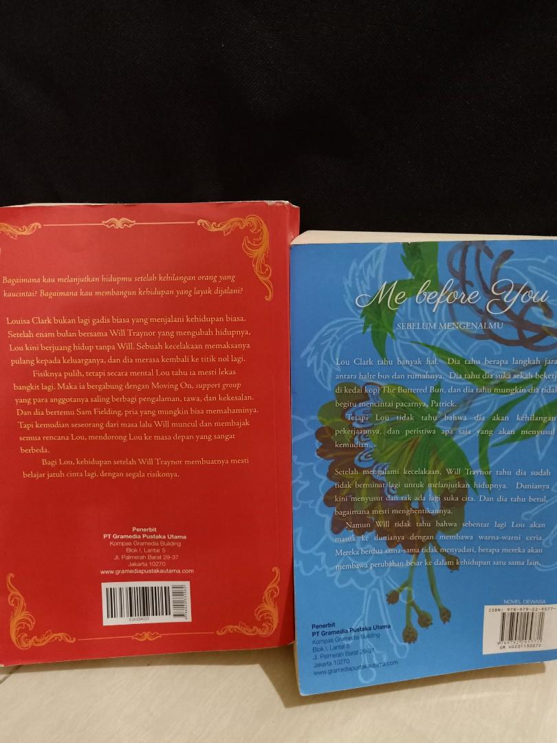Novel Jojo Moyes Me Before You After You Books Stationery