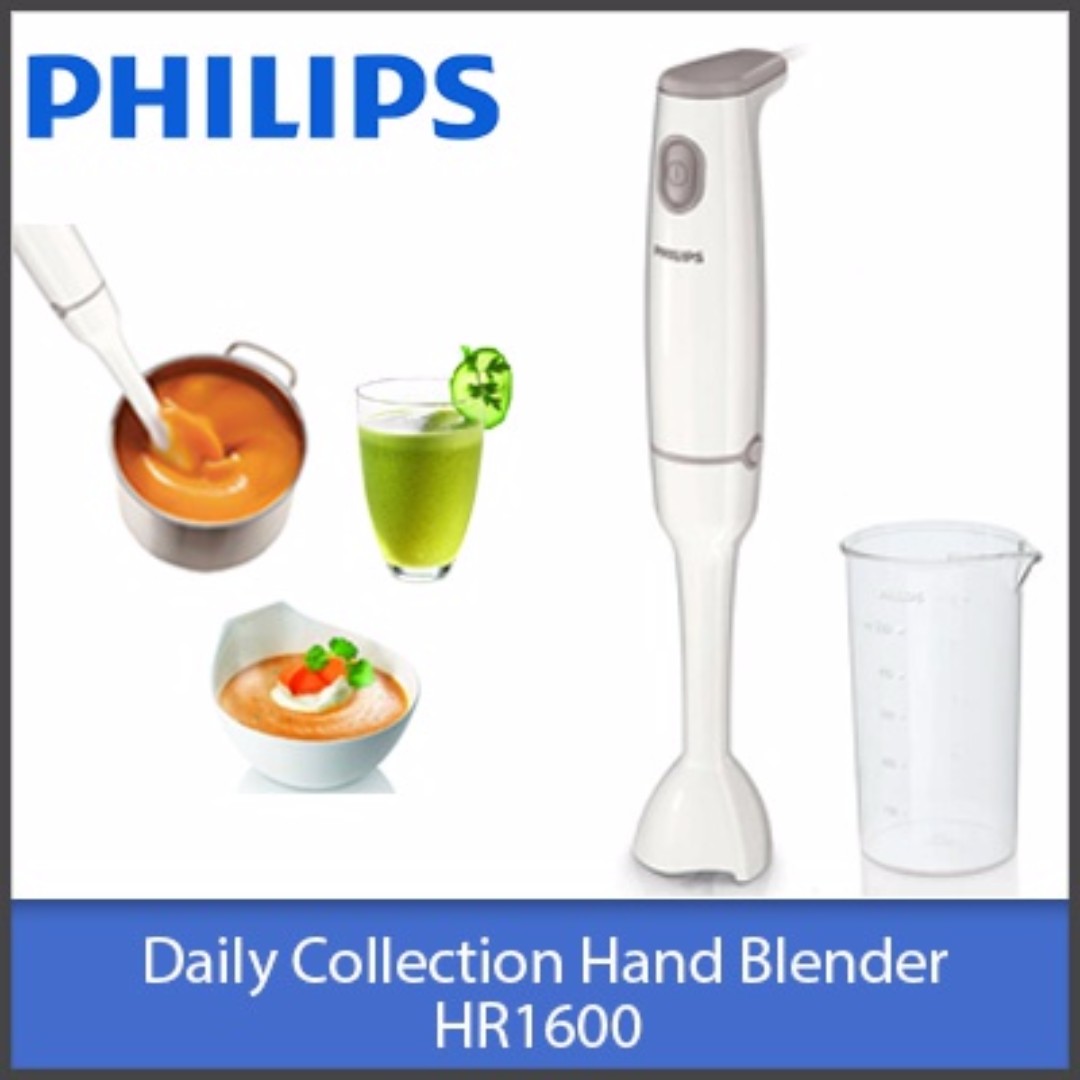Philips HR1600 Handheld Immersion Stick Blender, TV & Home Appliances
