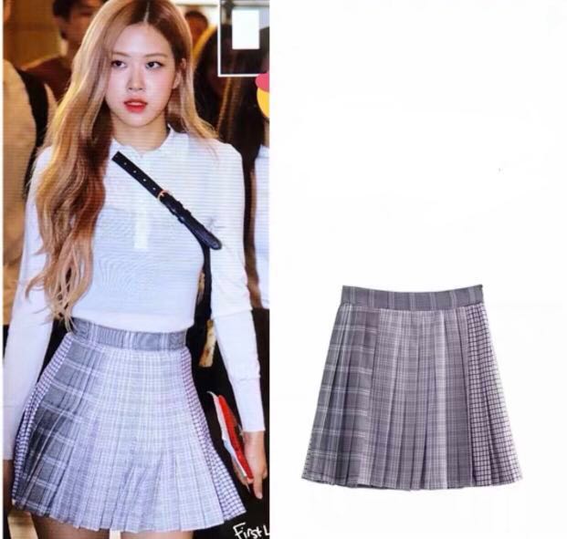 Black pink tennis skirt Clearance