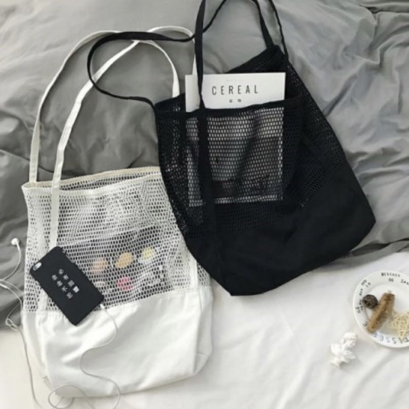 mesh sling bag
