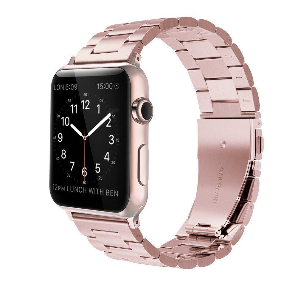rose gold apple watch 4 band