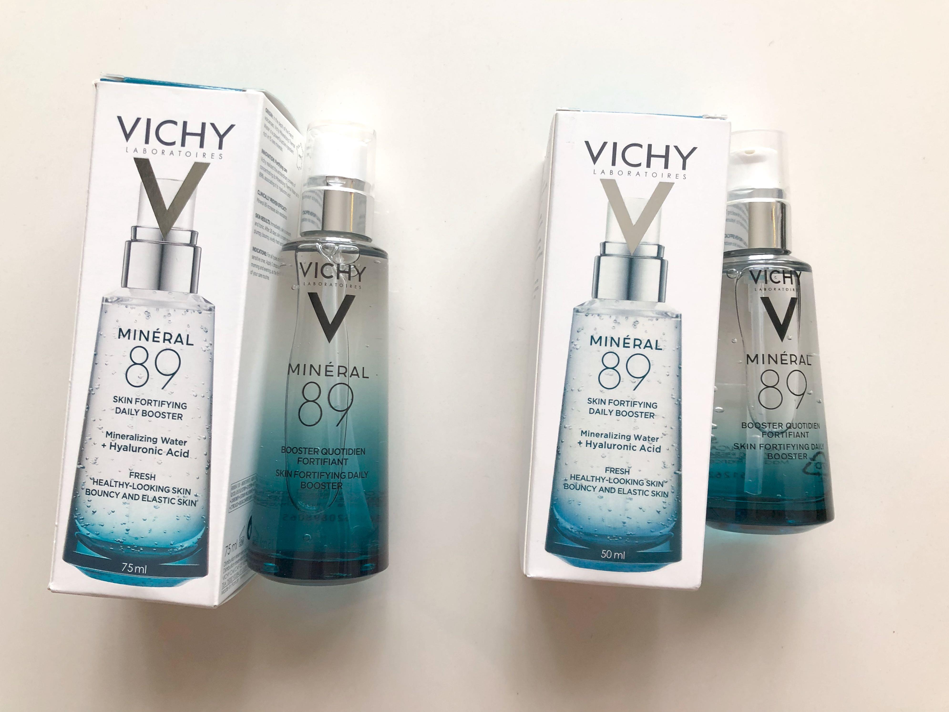 vichy mineral 89 daily skin booster serum and moisturizer